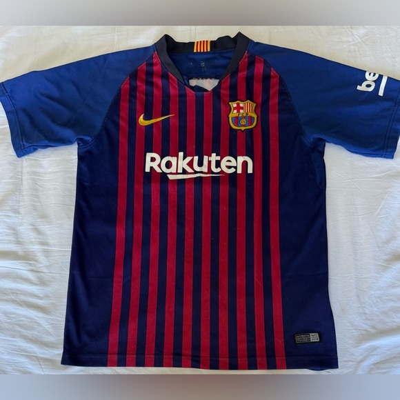 Nike | Shirts & Tops | Nike Preowned Fc Barcelona Home Soccer